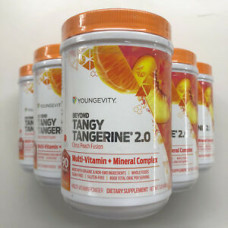 Youngevity Dr. Wallach Beyond Tangy Tangerine BTT 2.0 6 Pack Canisters
